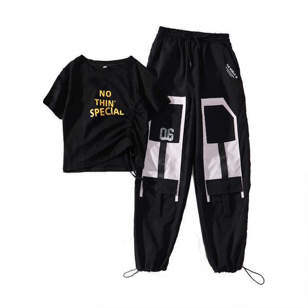 

hwlzltzht harajuku big pocket cargo pant high waist streetwear wide leg casual 210531, White