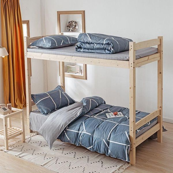 

bedding sets three-piece cotton student dormitory ins net celebrity single girl princess style bunk bed sheet quilt cover 3 pieces