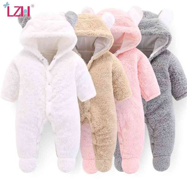 

lzh autumn children overalls for born baby girls clothes winter kids baby rompers for baby boys jumpsuit infant clothing 210722, Blue
