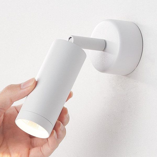 

modern minimalist wall lamp led 350 rotation 90 folding bedroom sconce reading bedside personality living room aisle wall lights