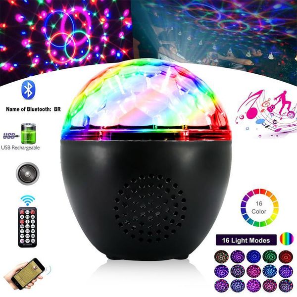 

strobe light dance lamp stage light with remote control 16colors fantastic luminous indoor entertainment stay home party dj bar