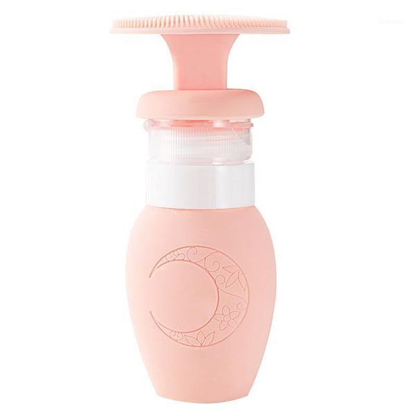 

ml facial brush silicone bottle empty travel set emulsion cream gel silica refillable cosmetic packaging container