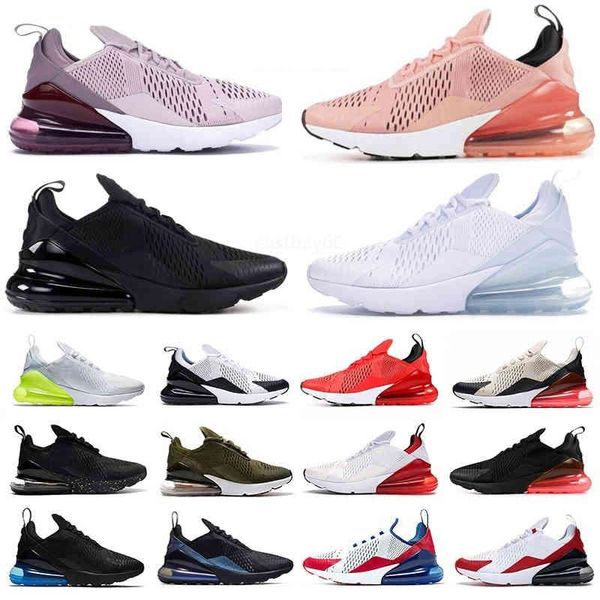 

270 mens womens tennis running shoes air cushion 270s navy blue triple black white barely rose pink red dusty cactus dark stucco run sports