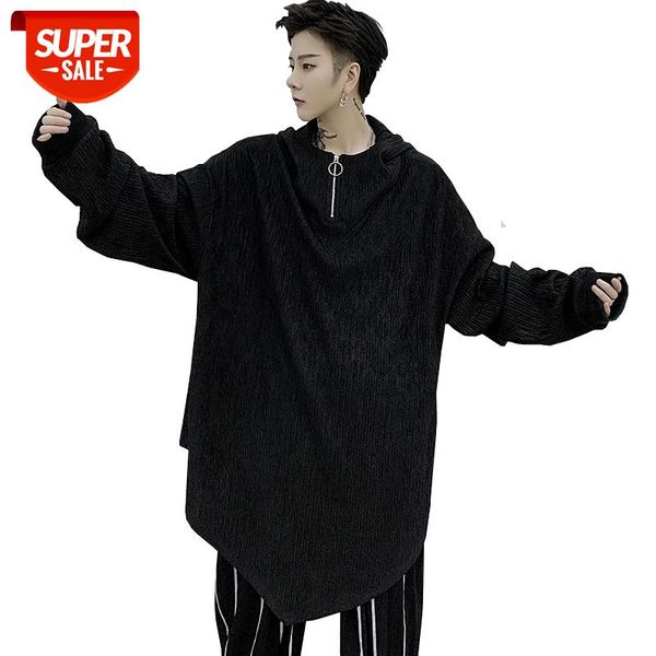 

new arrival black element men's pullover hooded sweatshirt hip hop punk individuality fashion trend hoodies oversize #sj0v