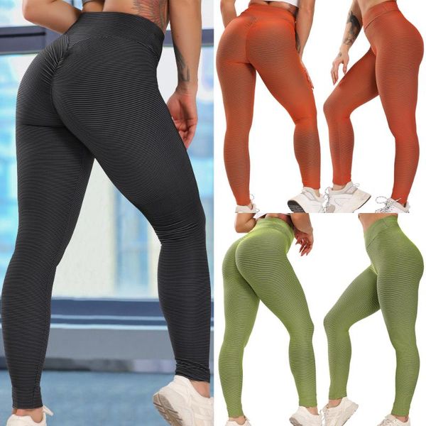 

women's leggings women high waist striped fitness sportswear workout breathable leggins pants for, Black