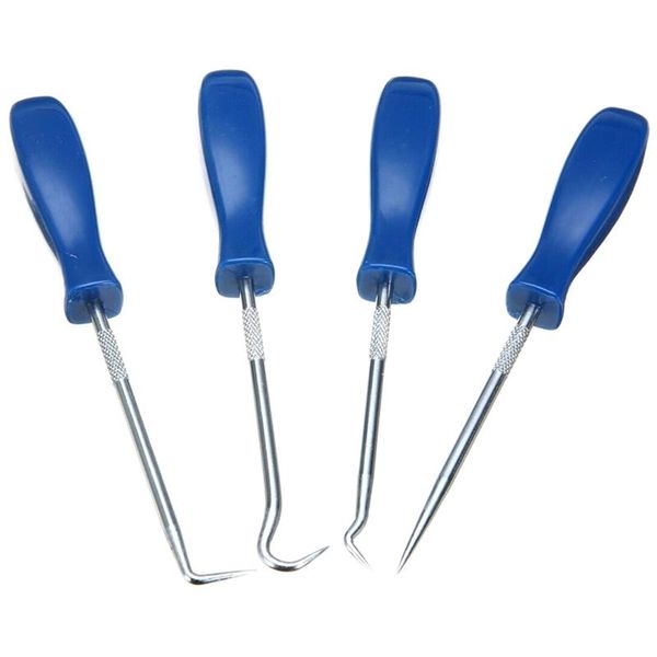 

professional hand tool sets 4 pcs car pick hook set portable o ring oil seal gasket puller remover crafts tools tb sale