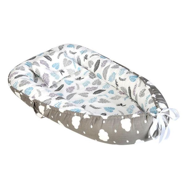 

baby cribs nest recliner cradle bed born breathable soft cotton sleeping crib removable portable cushion with pillow