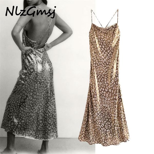 

dres vintage print woman summer backless strap elegant sleeveless party ladies 03 210628, Black;gray