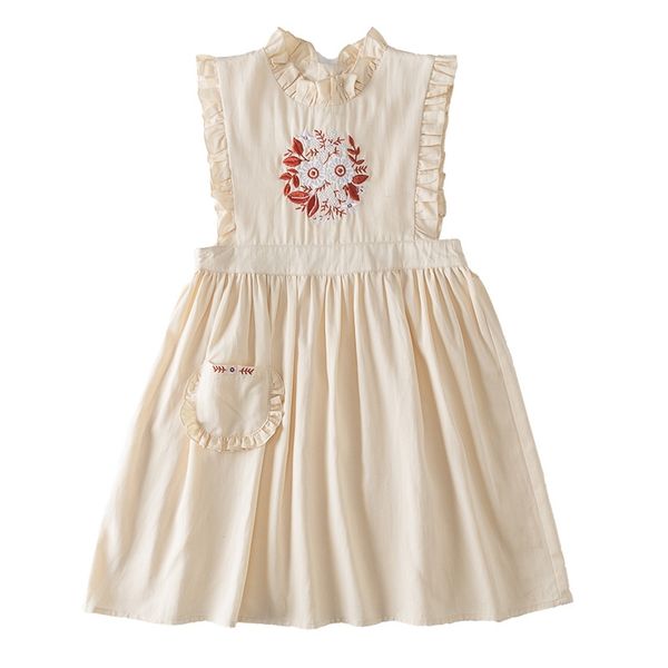 

new children's dress in spring 2021, White