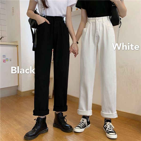 

large year's autumn high waist fat sister slim wide leg pants, Blue