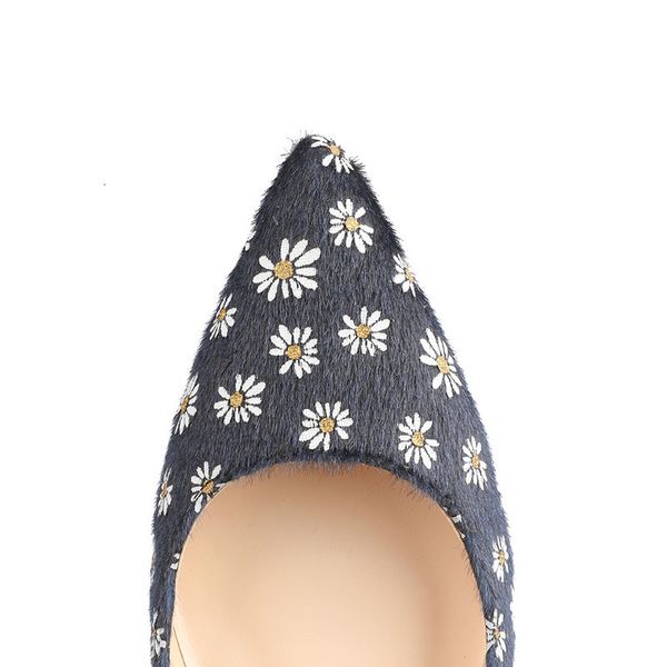 

european and american-style pointed-toe bombs female special indoor serpentine raised women's smooth shoes moccasins 8vbo, Black