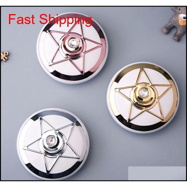 

cartoon anime gift lovely sailor moon invisible glasses case girl double box angel wing stars portable jllahm bdesybag, Silver