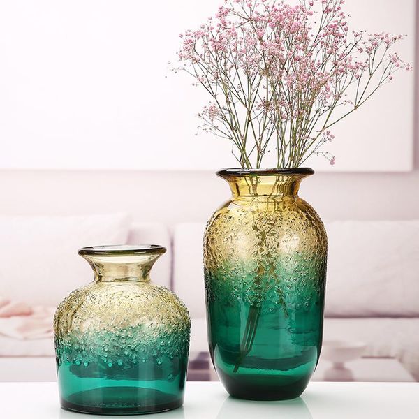 

vases glass vase home decoration flower pure handicrafts
