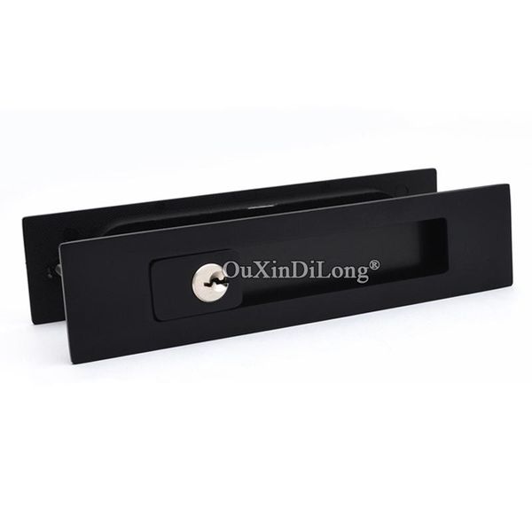 

handles & pulls 2pcs recessed sliding door locks mortise hook lock set w brass cylinder