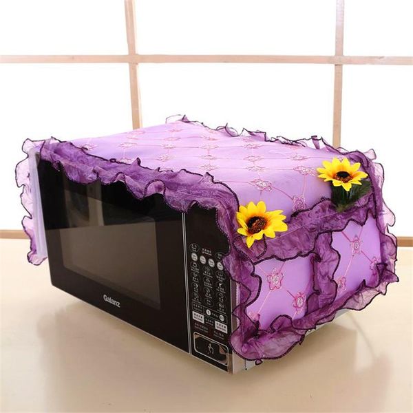 

other household sundries 1pcs fashion 35x95cm general thickening microwave oven cloth art lace outside dust cover electric furnace
