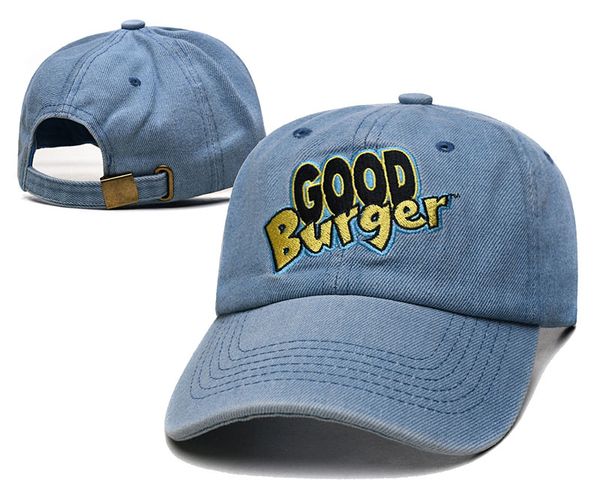 

good burger baseball cap curved brim fresh prince cap 2022, Blue;gray