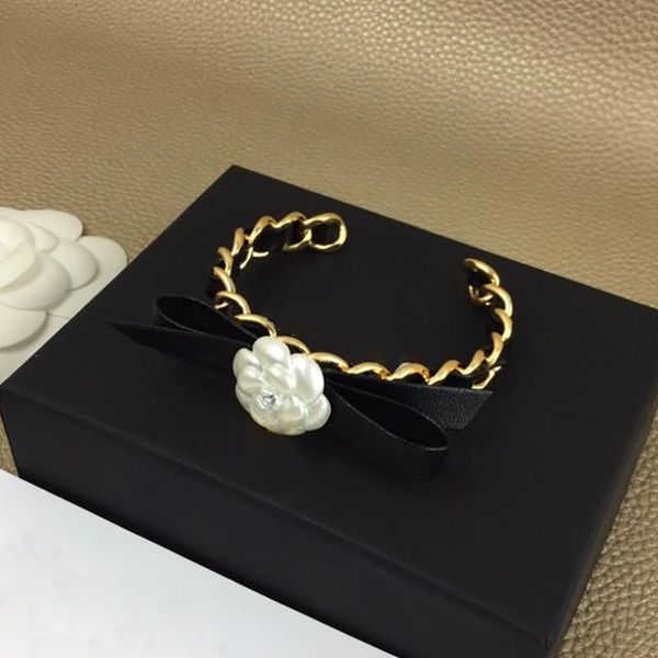 

ypay8 brand fashion open bracelet various stones flower noble quality luxury party gift bracelet jewelry, Black