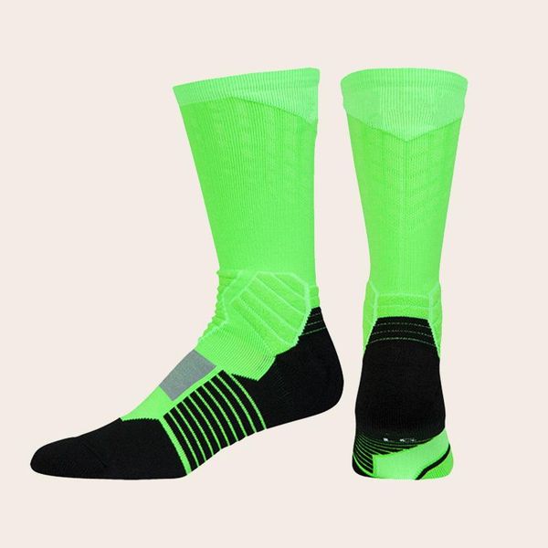 

sports socks elite cycling short outdoor breathable fabric running men wear-resisting football anti slip, Black