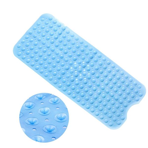 

bath mats eco-friendly suction cup pad with drainage hole and small bump bathtub spa shower mat washable bathroom pvc