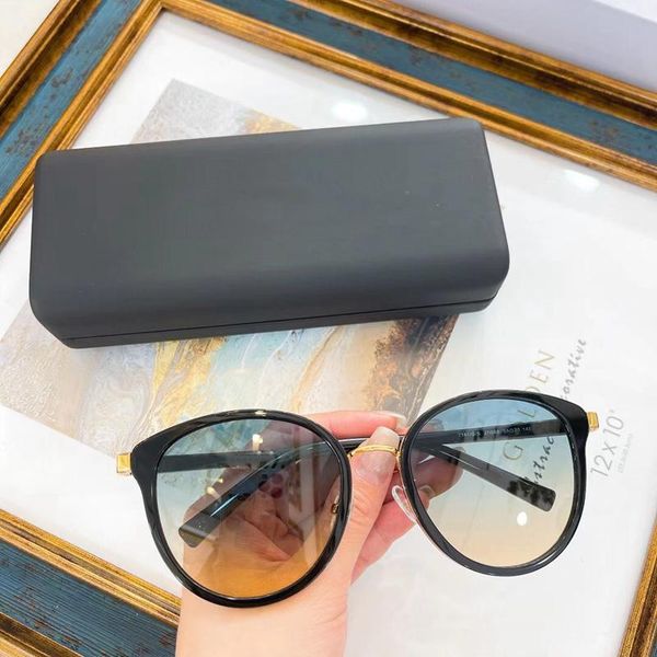 

sunglasses oval black big frame ladies gv7161 fashion white reflective lens glasses, White;black