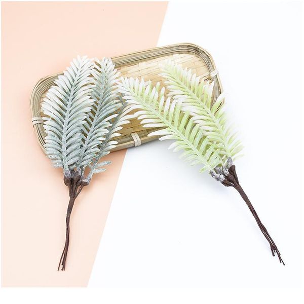 

6pcs artificial plants decorative flowers wreaths christmas decorations for home wedding diy plastic water grass scra jllymx