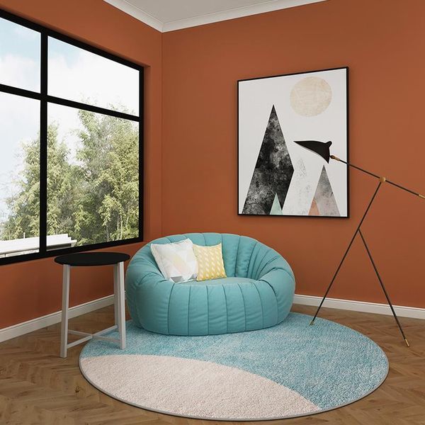 

carpets modern minimalism living room round carpet nordic study sofa chair mat home bedroom lamb cashmere rugs soft kid