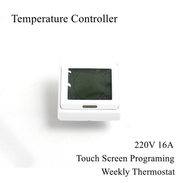 

smart home control 220v 16a temperature controller lcd programmable digital thermostat floor heating room touch screen warming underfloor sy