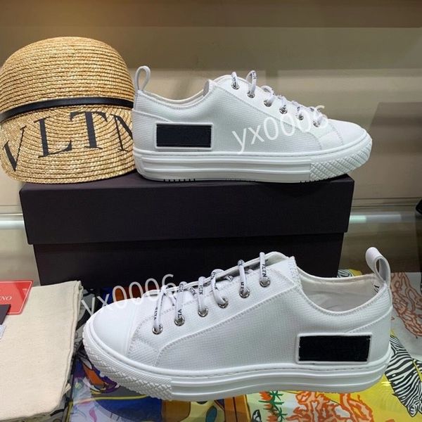 

2021 lady comfort casual dress shoe 35-41 sport sneaker mens casual leather shoes designer womens leisure walking trainers lowsneakers fs201, Red;white