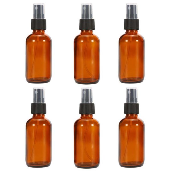 

6pcs spray bottles empty refillable storage bottles essential oil disinfection water container for home (30ml, random