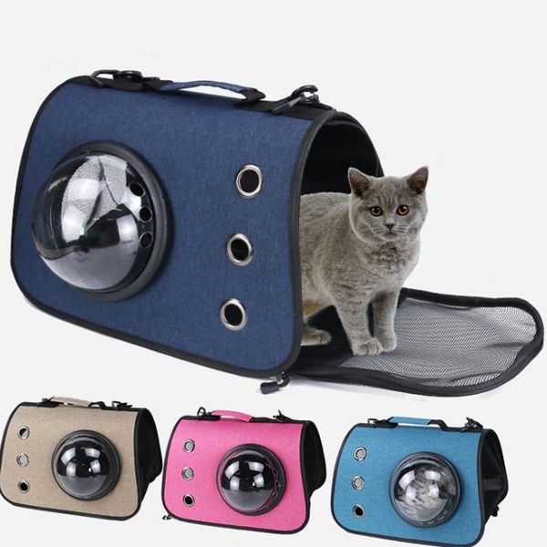 

dog bowls & feeders foldable and breathable cat bag to go out portable messenger pet space one-shoulder
