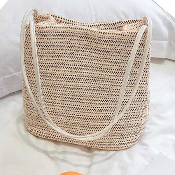 

storage bags women girls rattan straw bag woven square handbag crossbody beach summer pouch shoulder