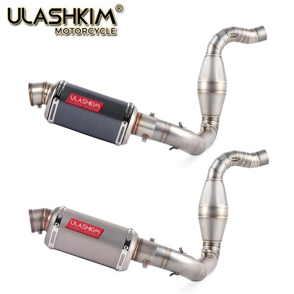 

motorcycle exhaust system full muffler escape slip on for g310r g310gs g 310r 310gs middle contact pipe