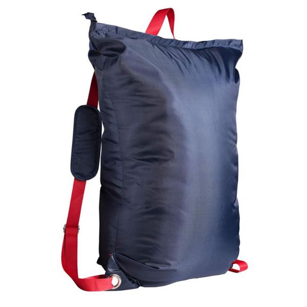 

laundry bags 1pc backpack bag dirty clothes storage (dark blue)