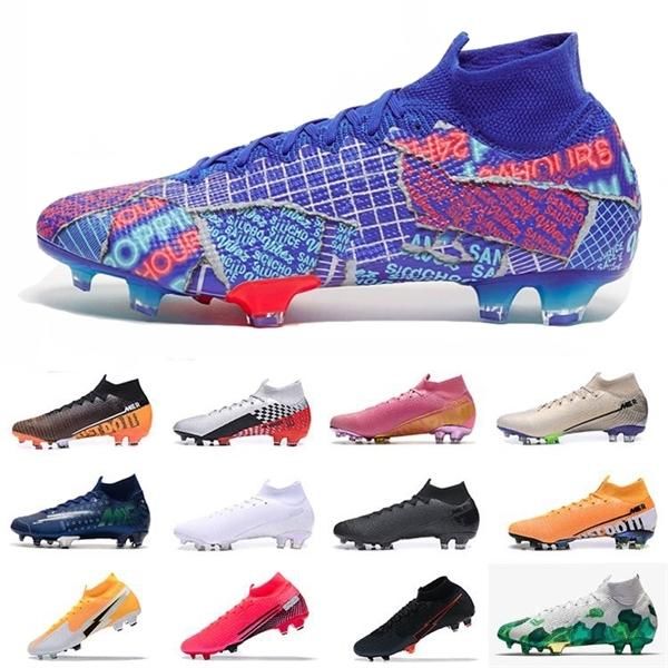 

jadon sancho se11 football boots cleats daybreak mercurial flash crimson elite superfly 7 vii blue neighbourhood fg safari mens running21