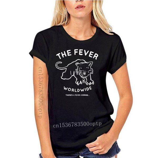 

women's t-shirt the fever 333 panther worldwide logo 2021 licensed & short-sleeved tee shirt, White