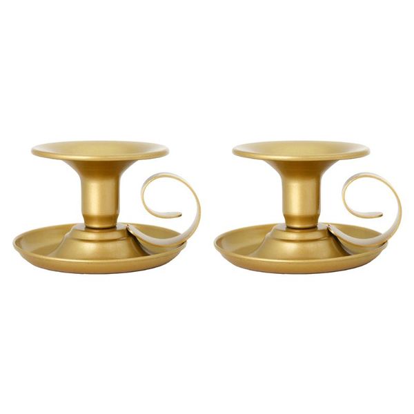 

candle holders 2pcs/pack base container tea cup wedding iron dinner table retro holder party craft banquet handheld mini