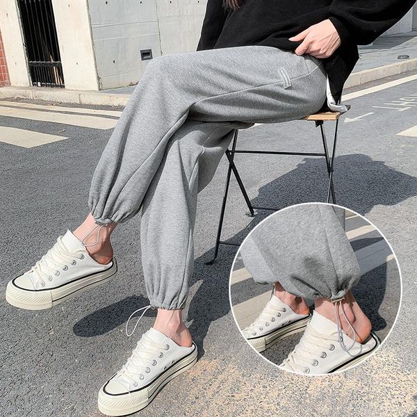 

spring autumn new maternity pants sports casual straight loose pants clothes for pregnant women pregnancy belly trousers, White