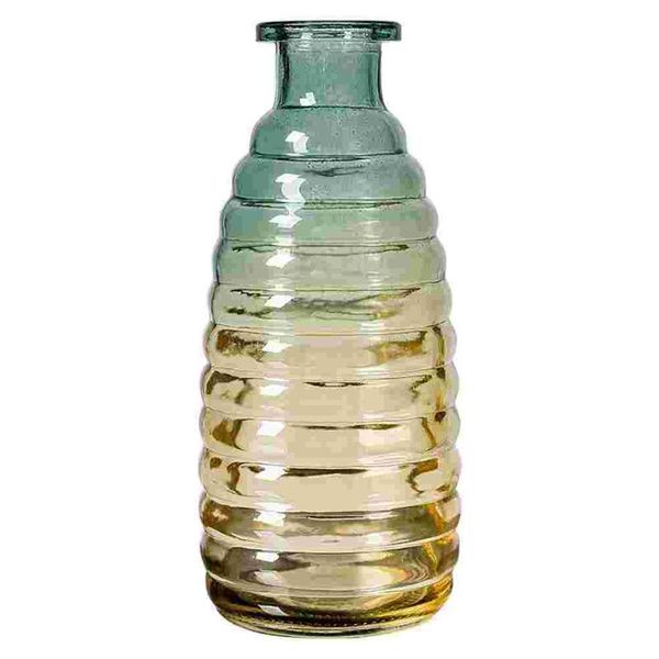 

vases 1pc ins nordic gradient relief glass vase household (assorted color)
