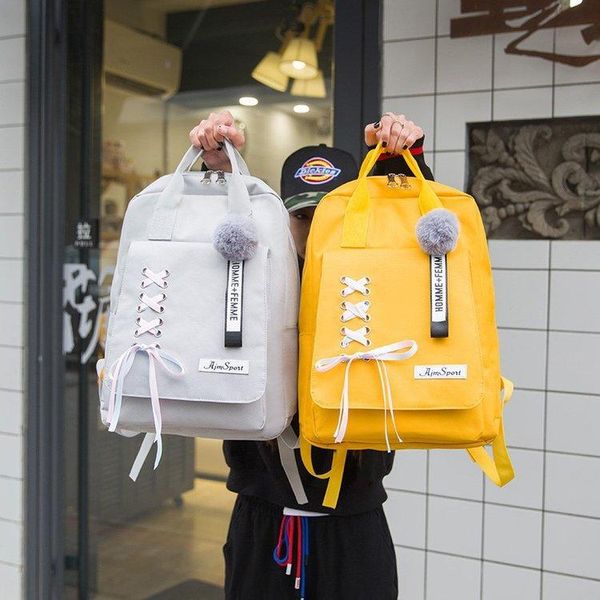 

backpack 2021 women's cute fashion ladies zipper double anti-theft bag