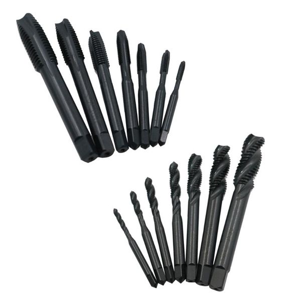 

professional hand tool sets straight /spiral thread tap drill bit screw taps hss m2 polished hole