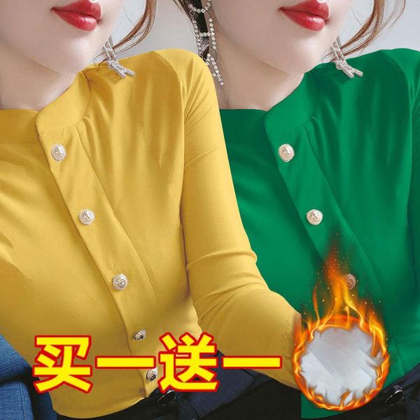

women's t-shirt woman tshirts buy one get long sleeve turtleneck women autumn winter coat ropa mujer camisetas, White