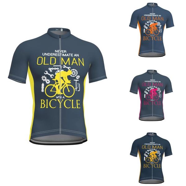 

racing jackets old man cycling jersey 2021 summer mountain bike bicycle uniform clothes, Black;red