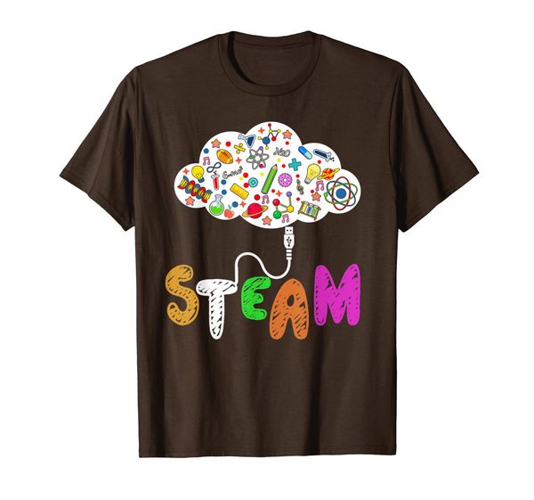 

steam teacher and student back to school stem gift funny t-shirt, White;black