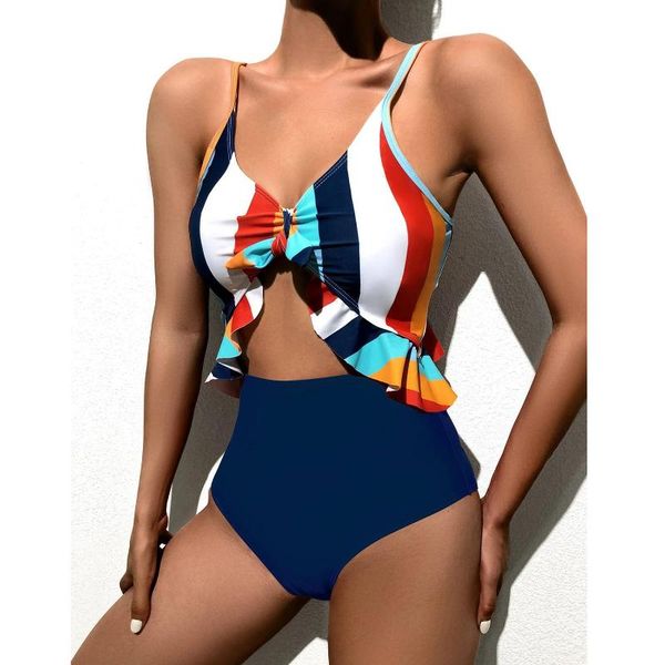 

swimsuits women swimwear one pieces beachwear bathing suits backless fashion ruffle swimming summer