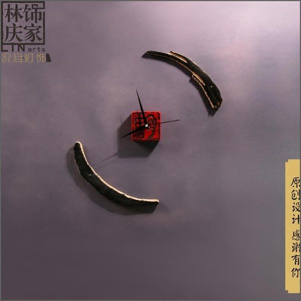 

3d diy luxury wall clock cute chinese unique personality resin wall clock creative klokken wandklokken household products bl50wc