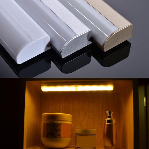 

10 led sensor lights wardrobe under cabinet lighting battery powered lamp wireless night light stair lig indoor lighting