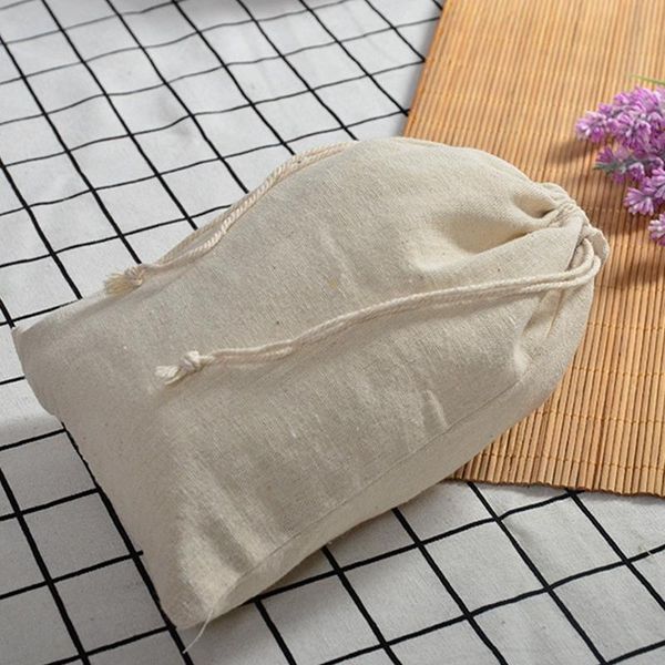

beige natural burlap linen jute drawstring pocket party favors packaging bag wedding candy gift sacks 20x25cm, 20pcs-abux wrap