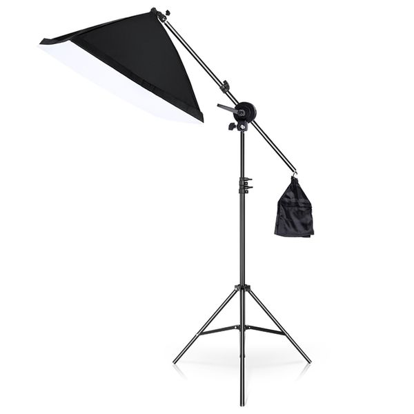 Photo Studio Kit Light Stand Braccio trasversale con sacchetto di peso Photo Studio Accessori Estensione Asta 53 -133cm o 75-135cm opzionale