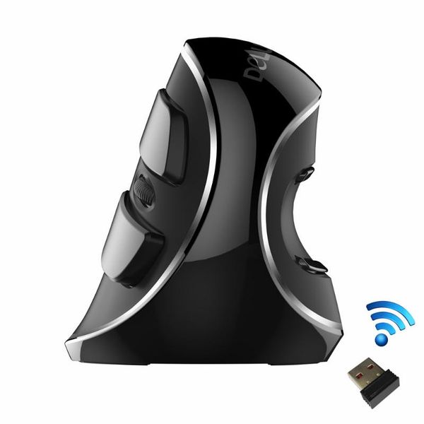 

mice m618 plus ergonomics vertical gaming mouse 6 buttons 4000 dpi rgb wired/wireless right hand for pc lapcomputer
