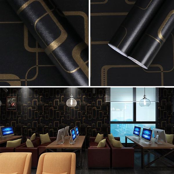 

wallpapers wallpaper self-adhesive bedroom checkered stripe waterproof and moistureproof 3d living room office wall sticker decor